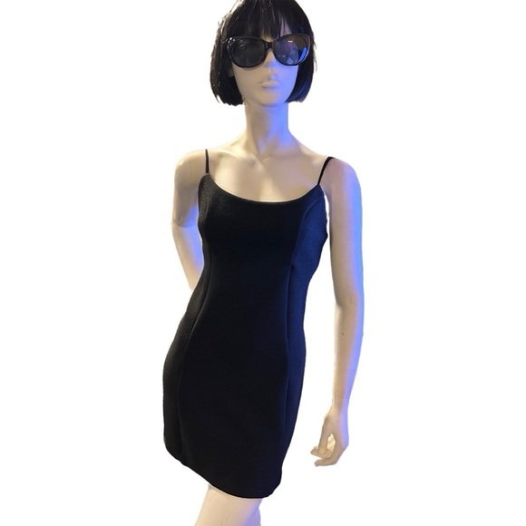 Lulus Bodycon Black Mini Dress, Size 10, NWOT - Picture 2 of 4